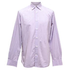 Z Zenga Lilac Striped Button Up