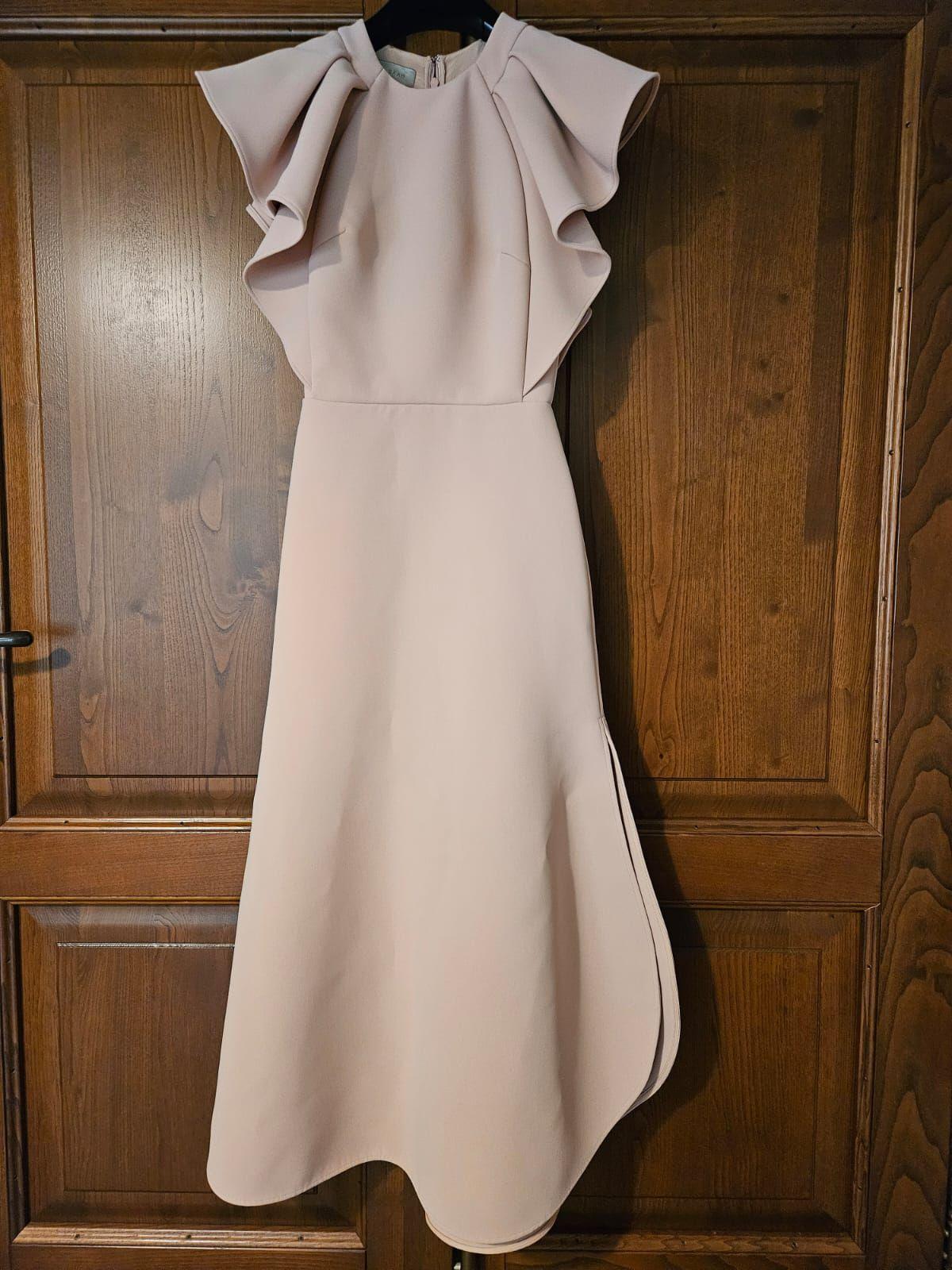 Elie Saab Light Pink Midi Dress