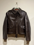 Buzz Rickson Brown Type-A Rough Wear Leather Jacket