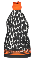 Gucci Printed Silk Halter Top