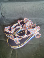 Lou Braided Cord Platform Sandals