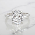 Verde 2.7ct Oval Cut Lab-grown IGI Diamond Ring