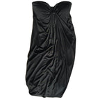 Catherine Malandrino Black Strapless Jersey Dress