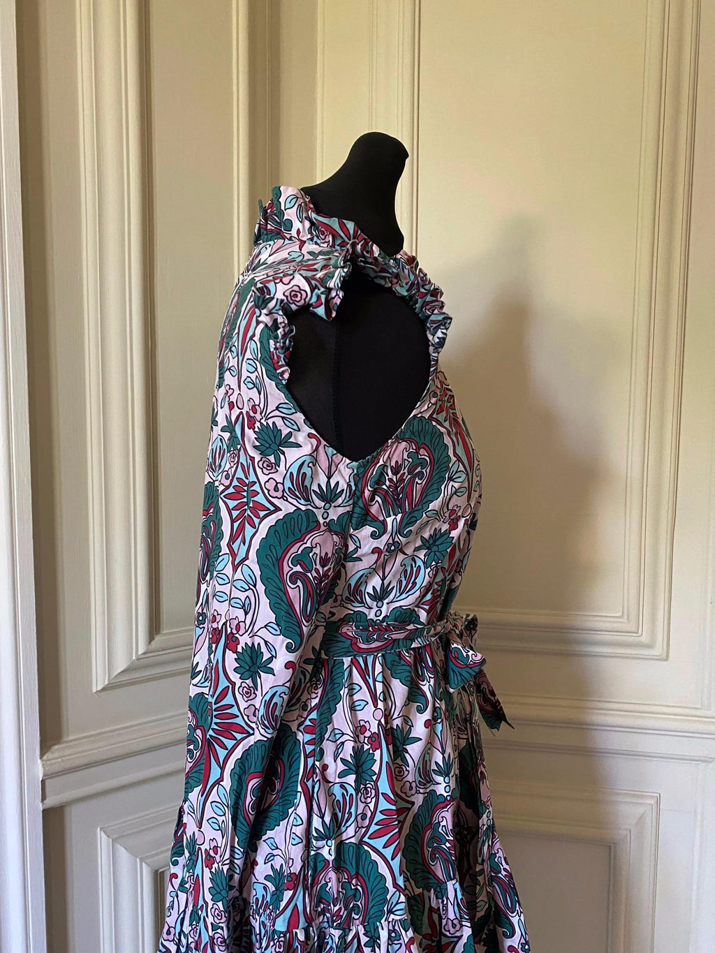 Short & Sassy Cotton Poplin Ruffle Dress