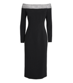 Jenny Packham Embellished Calypso Midi Dress