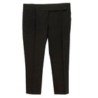 John Richmond black pleated trousers