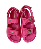 Chanel Pink Tweed Dad Sandals