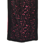 Wolford Limited Edition Silk & Velvet Rose Scarf