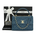 Chanel Blue Lambskin Trendy Bag