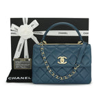 Chanel Blue Lambskin Trendy Bag