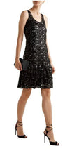 Michael Micahel Kors embellished black tulle mini dress