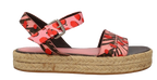 Jungle Dot Printed Espadrille Platform Sandals
