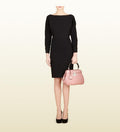 Gucci Pale Pink Lady Lock Bamboo Top Handle Bag