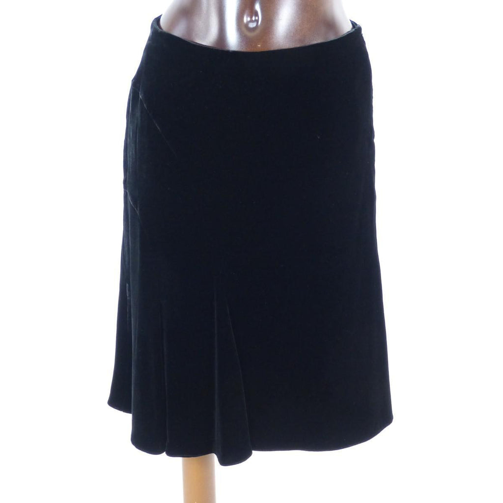 GIORGIO ARMANI Runway Black Velvet Skirt