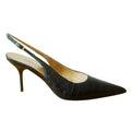 Dolce & Gabbana croc embossed Slingback Sandals