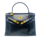 Hermes Black Box Leather Kelly 32