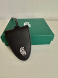 Black Leather Magnetic Bag Charm