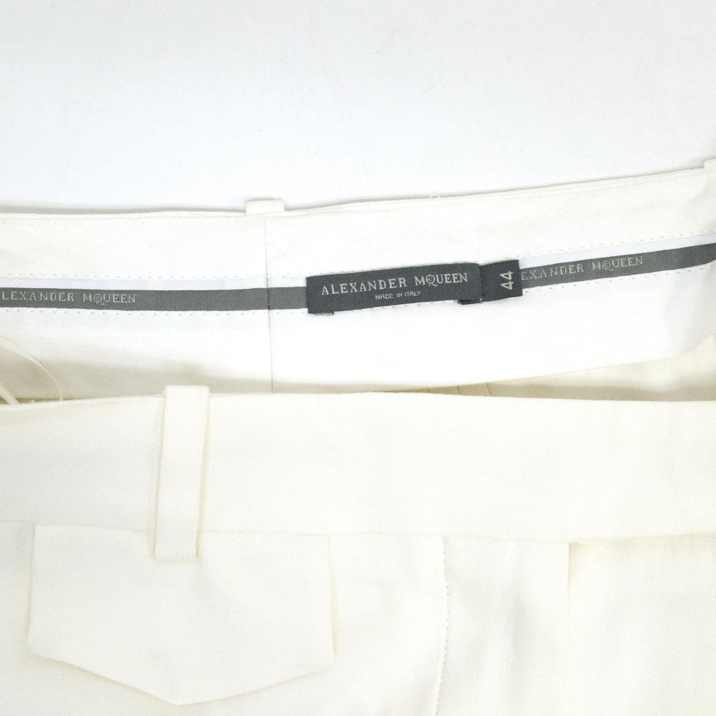 Alexander McQueen White Trousers