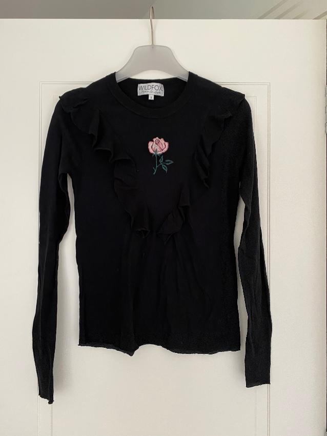 Wildfox Tea Rose Lucienne Long Sleeve Top