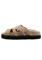Alberta Ferretti Woven Beige Sandals