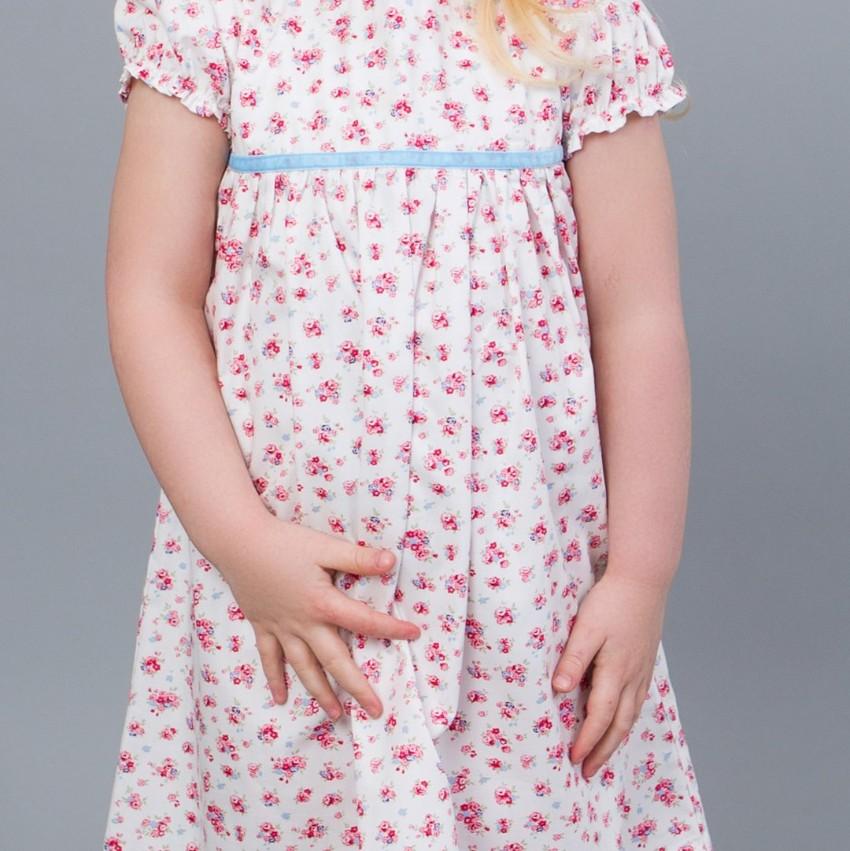 Cairenn Foy 'Julia Style' Dress In Ecru Floral