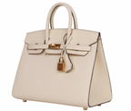 Hermès Epsom Sellier Nata Birkin 25 With Gold Hardware