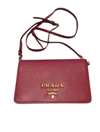 Prada Mini Red Crossbody Bag