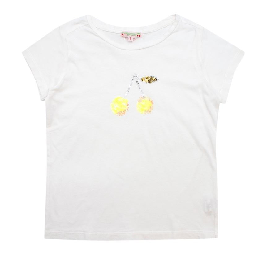 Bonpoint Yellow Cherry Sequin Top