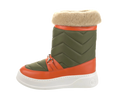 Gucci Horsebit Khaki Nylon and Shearling Snow Boots