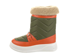 Gucci Horsebit Khaki Nylon and Shearling Snow Boots