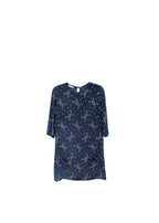 Star Print Aubrey Silk Shift Dress