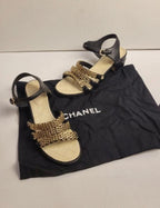 Chanel Chain Embellished Sandals