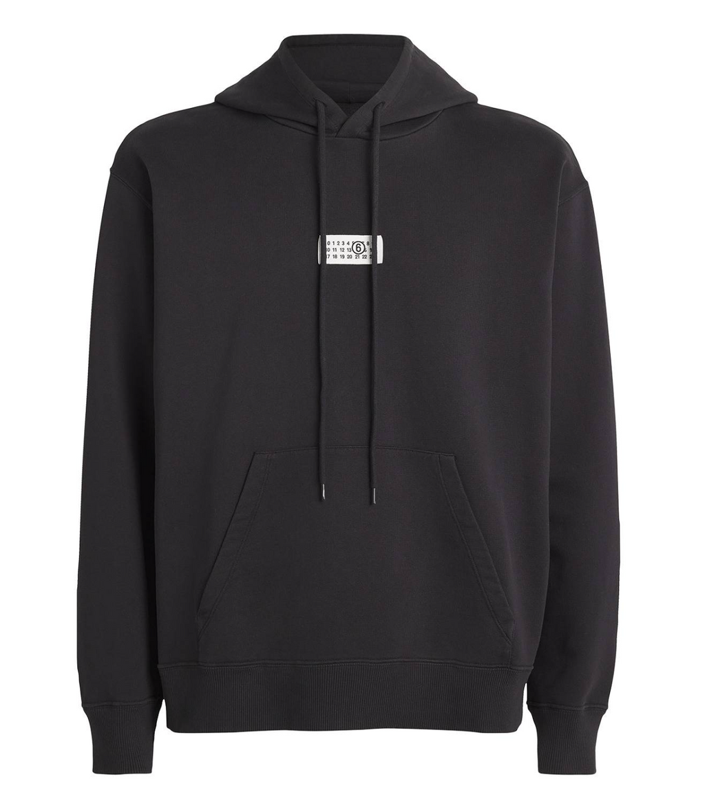 MM6 Maison Margiela Cotton Numeric Tab Hoodie