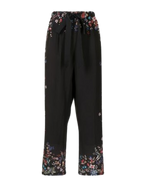 Erdem high-waisted floral-print Silk Pants