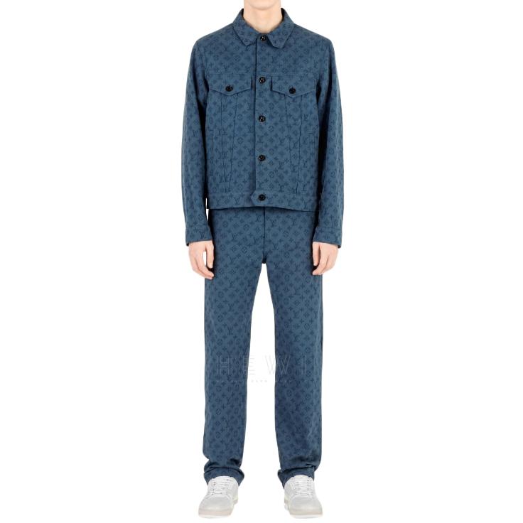 Louis Vuitton Blue Monogram Denim Jacket