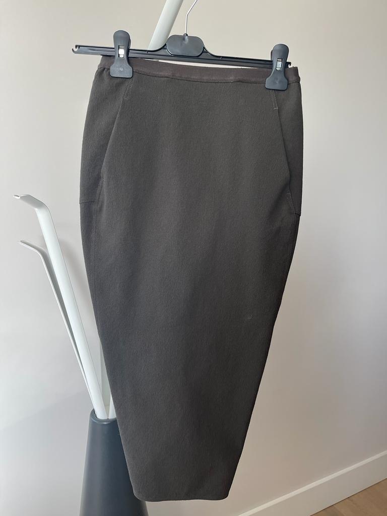 Soft Pillar cotton-blend midi skirt