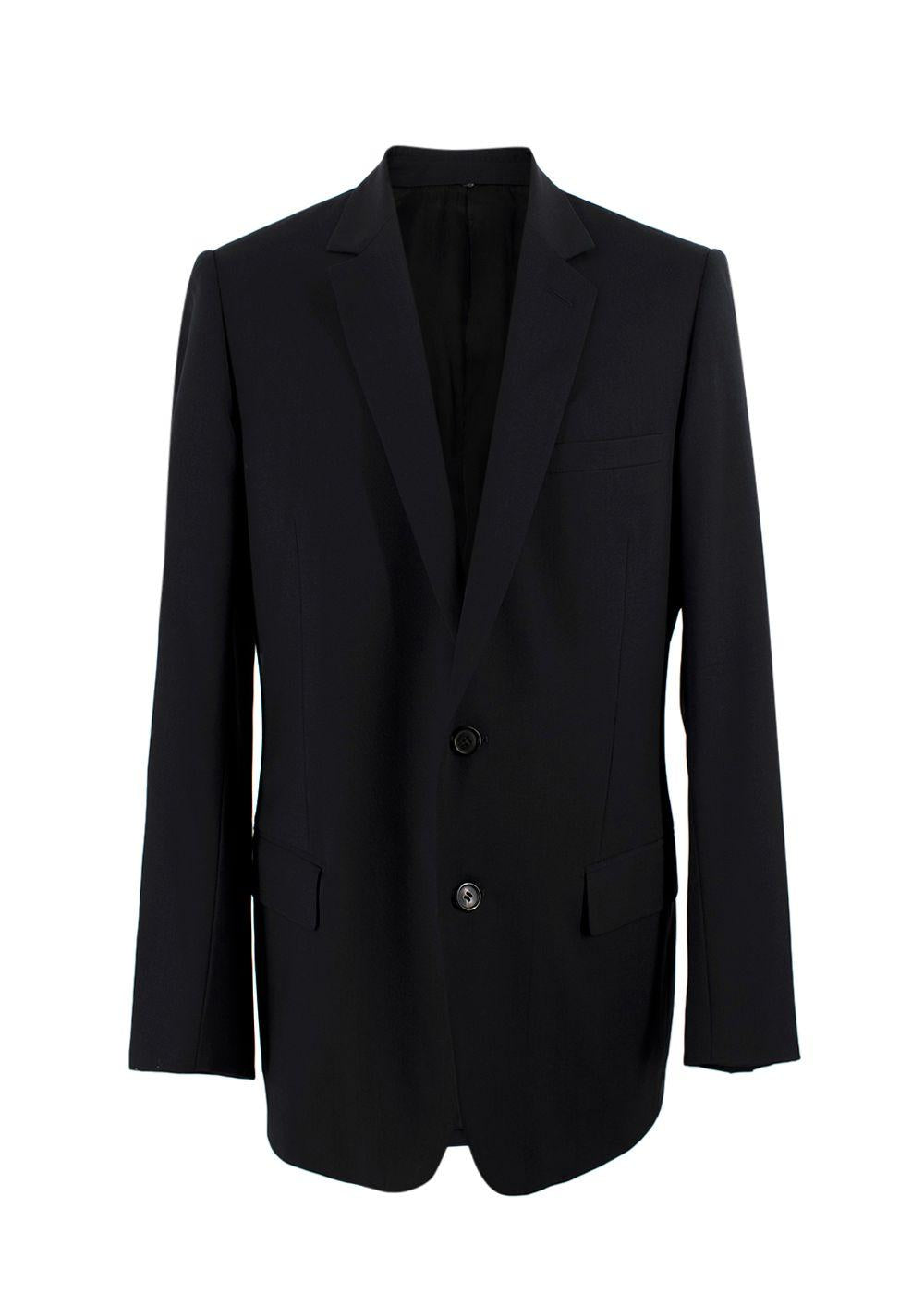 Dior Homme Navy Wool Single-breasted Blazer
