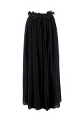 Christian Dior Black Broderie Anglaise Midi Skirt