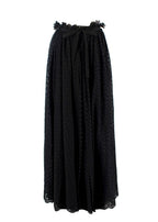 Christian Dior Black Broderie Anglaise Midi Skirt