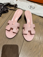 Hermes Pale Pink Oasis Sandals
