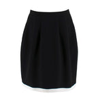 Raoul Black Knee Length Trapeze Skirt