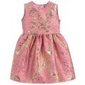 Dolce & Gabbana Kids 11/12Y Pink Brocade Dress