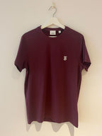 Burberry Burgundy TB Logo T-Shirt