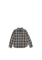 Blue & Green Plaid Flannel Shirt