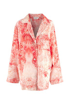 Alexander McQueen Coral Silk Pyjama Set
