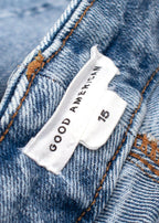 Good American Blue Light Wash Baggy Style Jeans