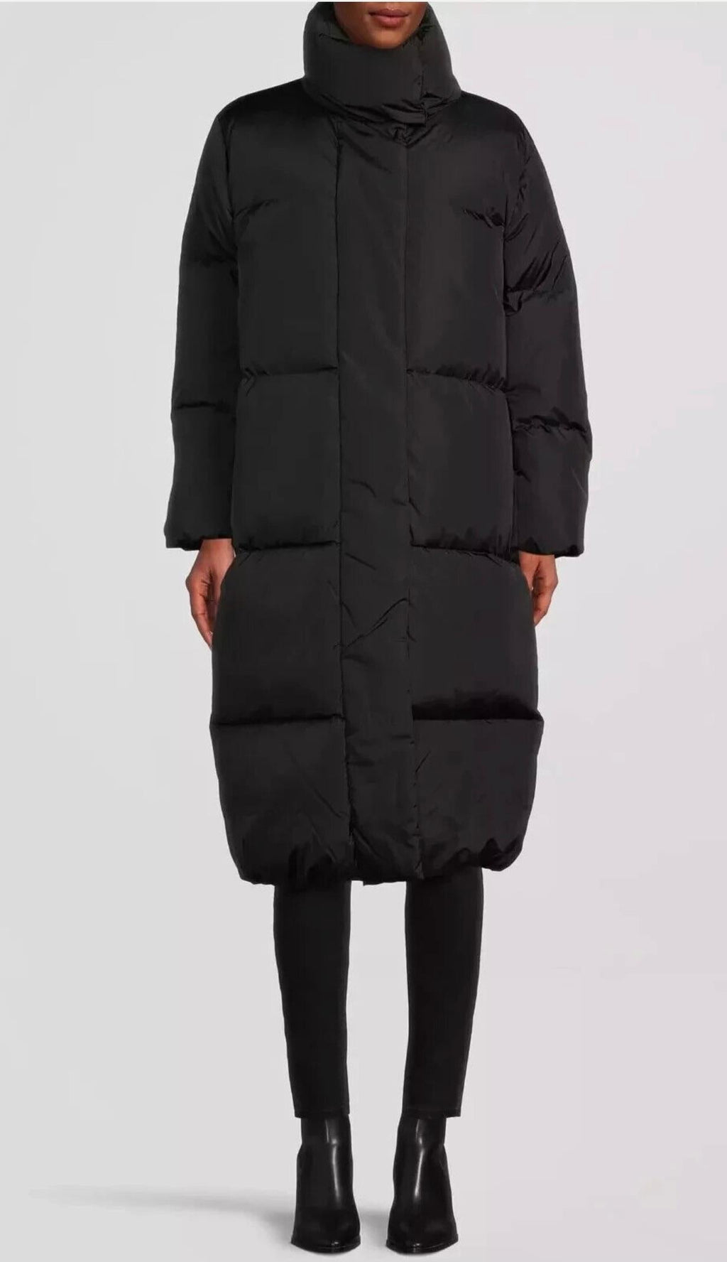 Belstaff Black Grasmore Down Filled Puffer Coat.