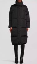 Belstaff Black Grasmore Down Filled Puffer Coat.