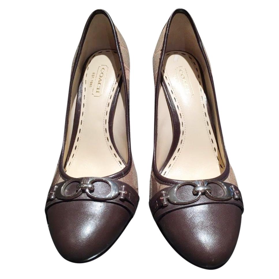 Coach Monogrammed Pumps