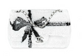 Chanel White & Black Sequin Bow Mini Flap Bag